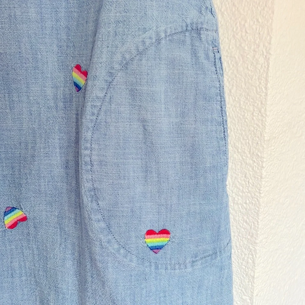 Crewcuts rainbow heart dress - Picture 4 of 6